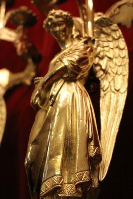 Candle Holders en Full Bronze / Polished and Varnished, France