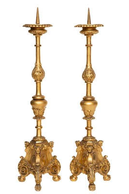 Pair   Candle Holders Expected !