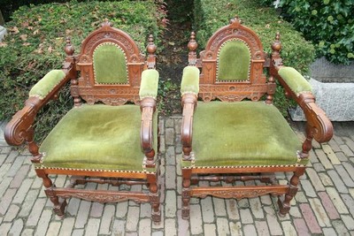 Chairs en WOOD OAK, France 19th century