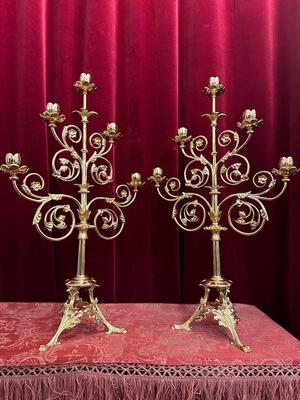 Pair Classical Candle Holders