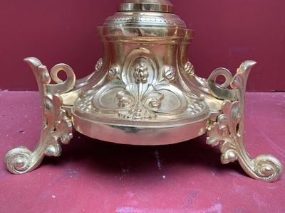 Exceptional Candle Holders en Full Bronze / Polished and Varnished, France 19th century ( anno 1890 )