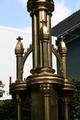Stunning Large Brass Candle Sticks style gothic en BRASS , Belgium 19th century