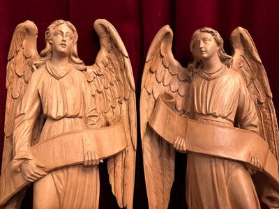 Angels style Gothic - Style en Wood, Germany 19th century