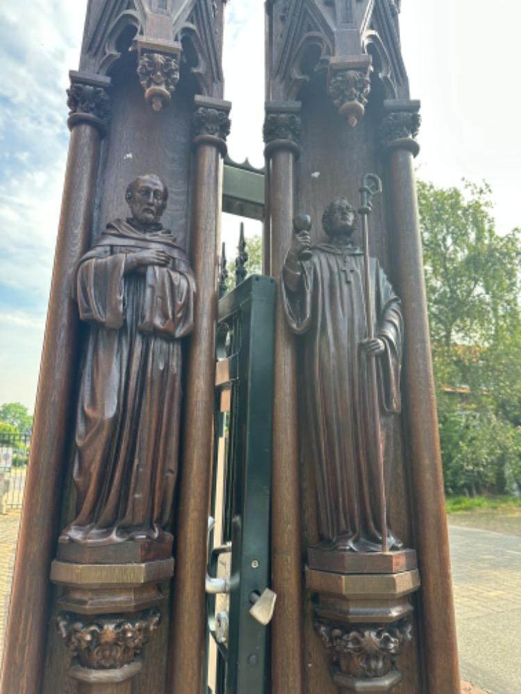 Pair Gothic - Style Architectural Ornaments