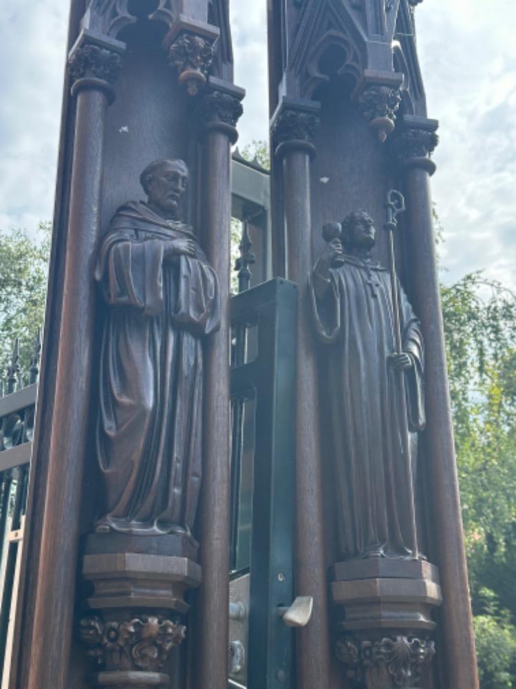 Pair Gothic - Style Architectural Ornaments