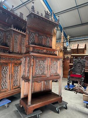 Cabinets style Gothic - Style en Wood, France 19 th century