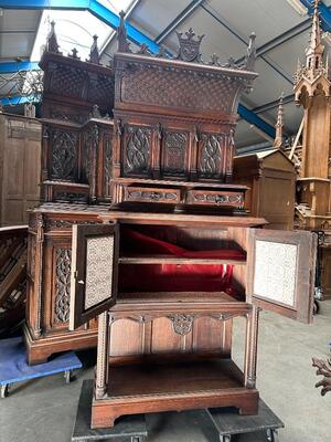Cabinets style Gothic - Style en Wood, France 19 th century