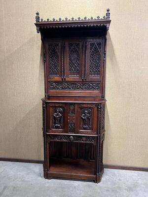 Cabinets Expected ! style Gothic - Style en Wood, France 19 th century