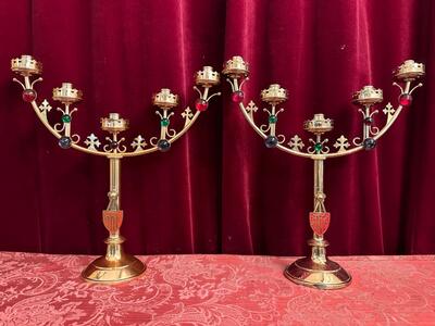 Gothic Church candle sticks - Miscellaneous - Belgium Antique Exporters