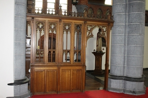 Church Screens. Expected ! style Gothic - style en wood oak, 19th century