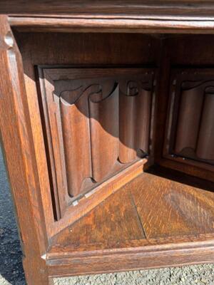 Corner Cabinets style Gothic - Style en Oak wood, France 19 th century
