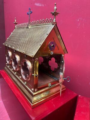 Pair Gothic - Style Exceptional Large Reliquaries