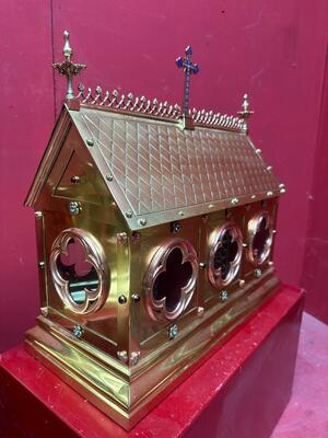 Pair Gothic - Style Exceptional Large Reliquaries