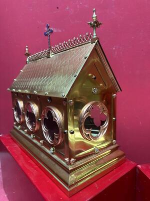 Pair Gothic - Style Exceptional Large Reliquaries