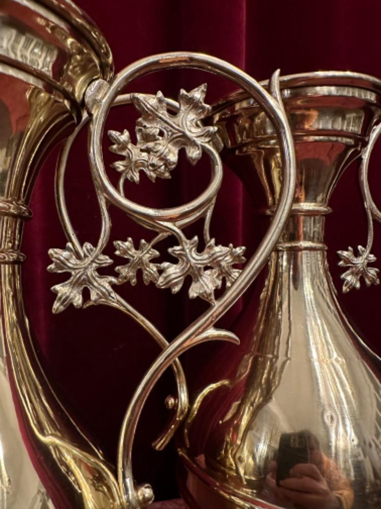 Pair Gothic - Style Flower - Vases