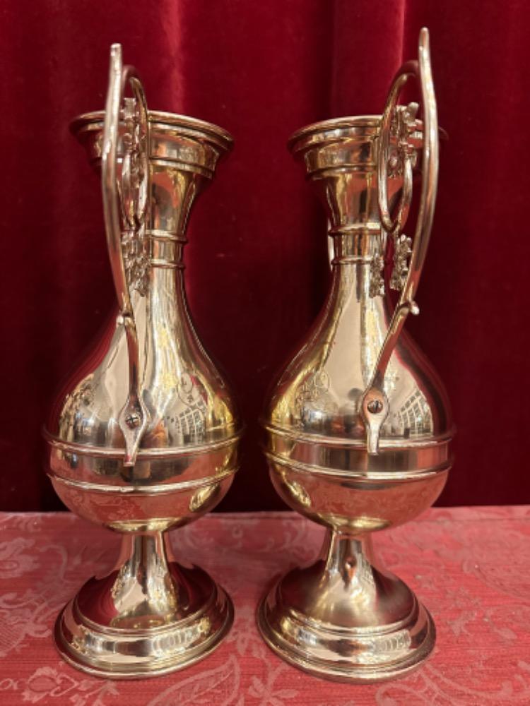 Pair Gothic - Style Flower - Vases