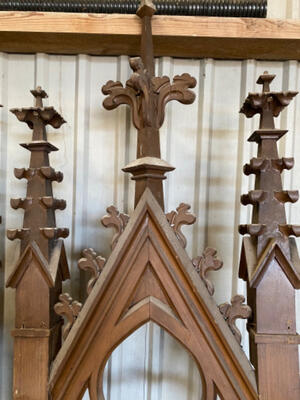 Organ Front Ornaments style Gothic - style en Wood, Beek & Donk Netherlands 19 th century