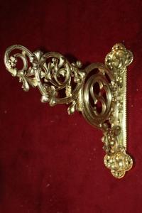 Wall Brackets style Gothic - style en bronze, France 19th century