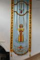 Large Banners en HAND – PAINTED  ON  SILK, Belgium 19th century ( anno 1880 )