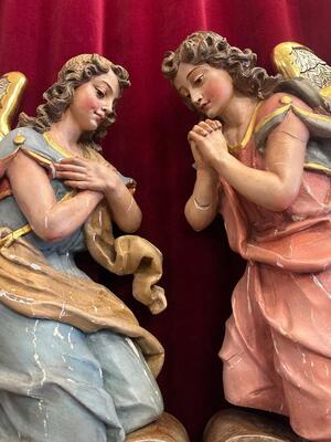 Pair  Matching Adoring Angels