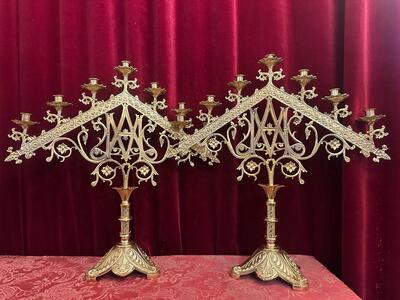 Pair  Matching Candle Holders