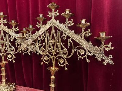 Pair  Matching Candle Holders