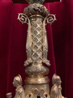 Exceptional Reliquaries style Romanesque - Style en Bronze , France 19 th century ( Anno 1865 )