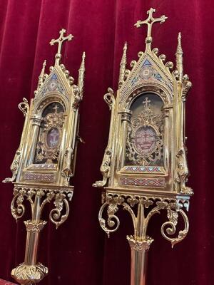 Pair Romanesque - Style Reliquaries