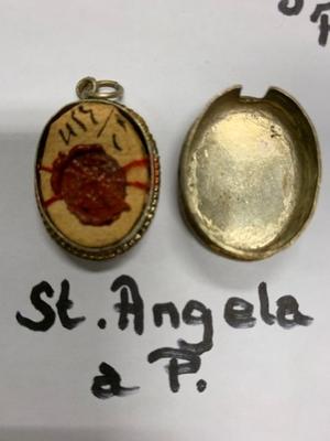 Series Of 12 Relics All Originally Seales en Silver, Italy 19th century