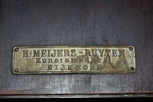 Canon Boards Measurements : 1 X 48 X 45 Cm. 2 X 40 X 28 Cm. en BRASS, PARTLY HAND-HAMMERED , Dutch 20th century