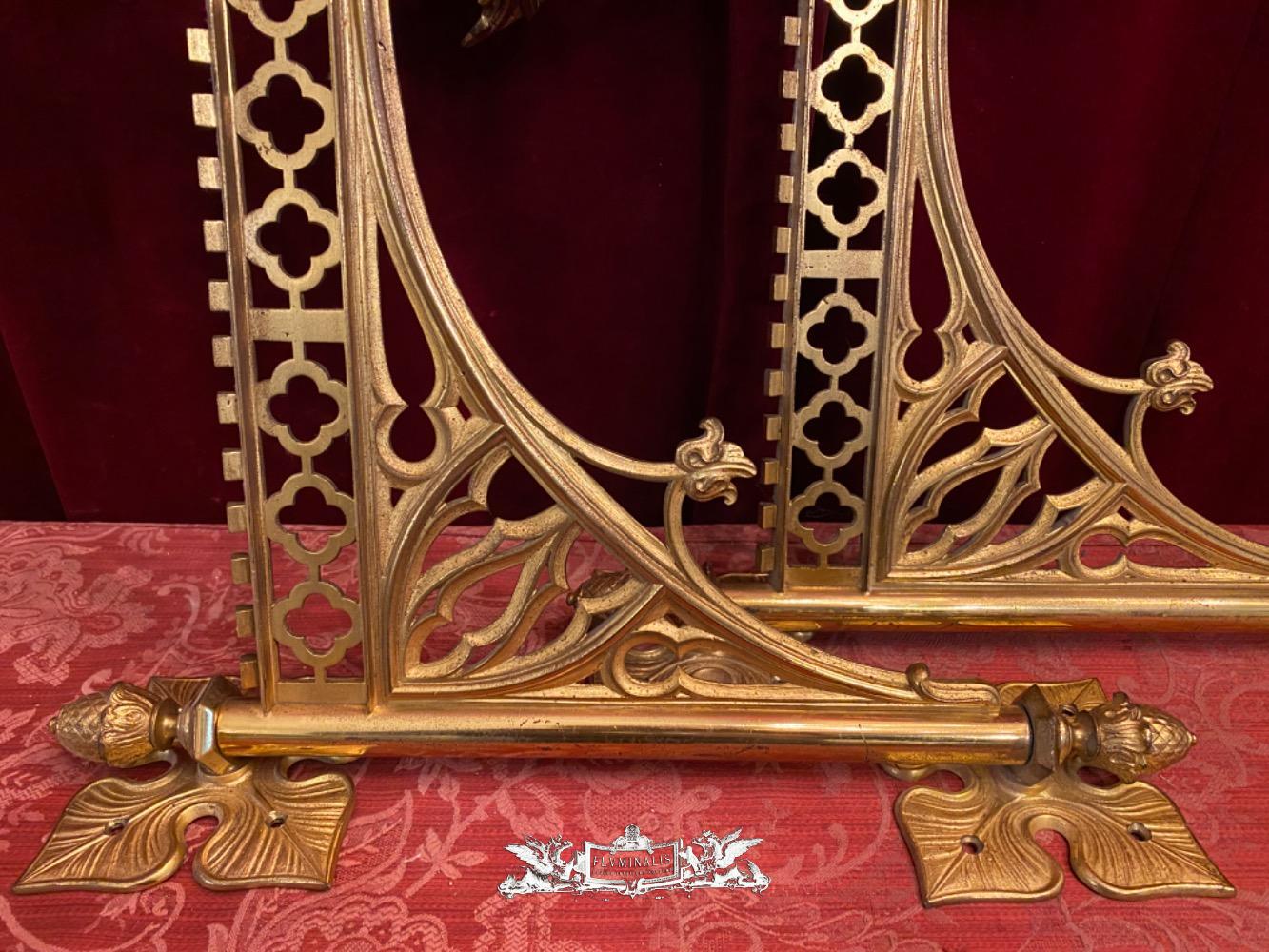 Pair Gothic Style Wall Candle Holders Antique CandleSticks